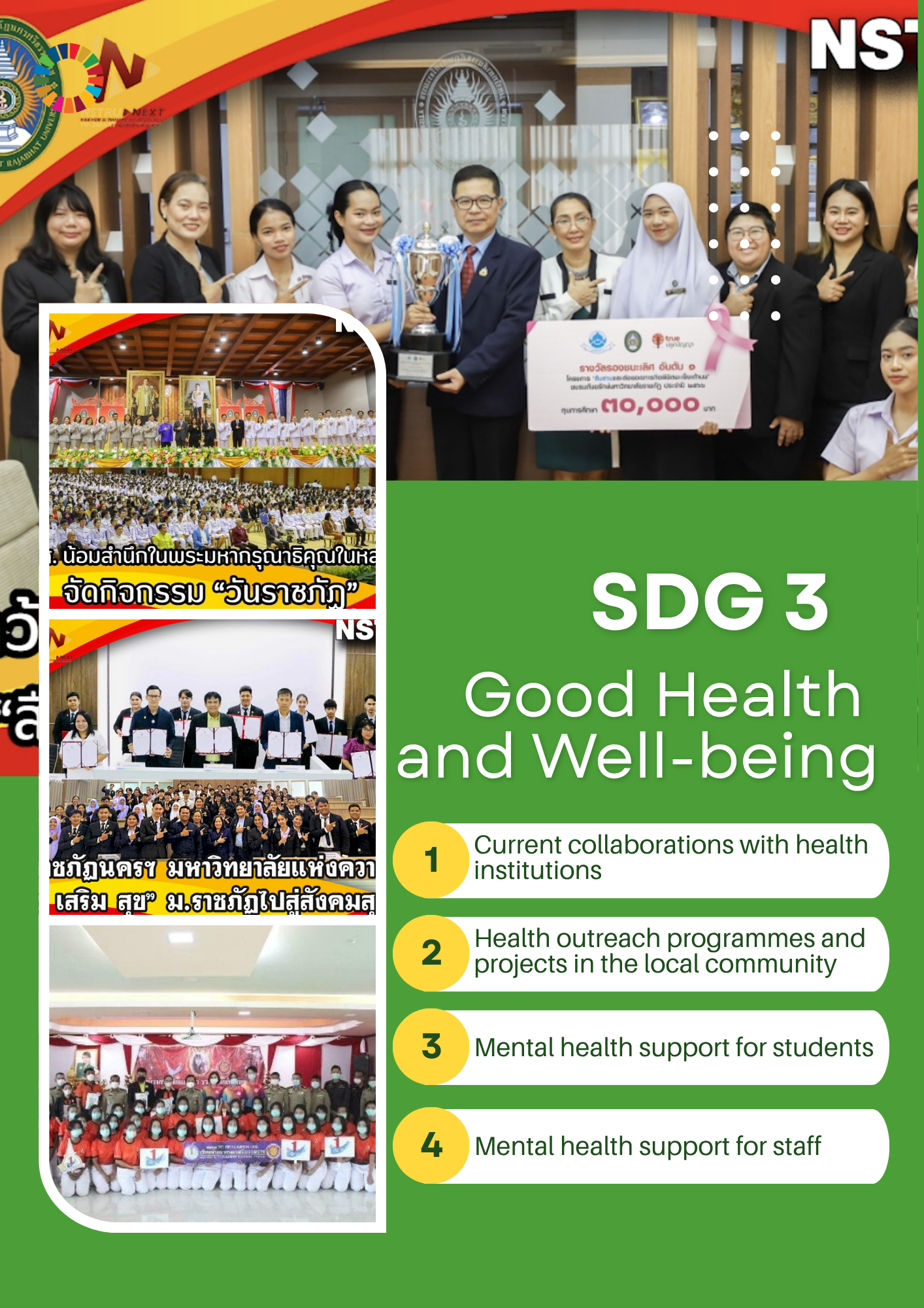 Read more about the article SDG 3.3.7  Mental health support for staff Year: 2024
